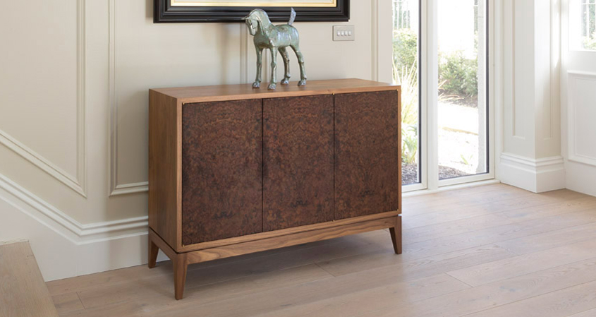 Solid walnut sideboard